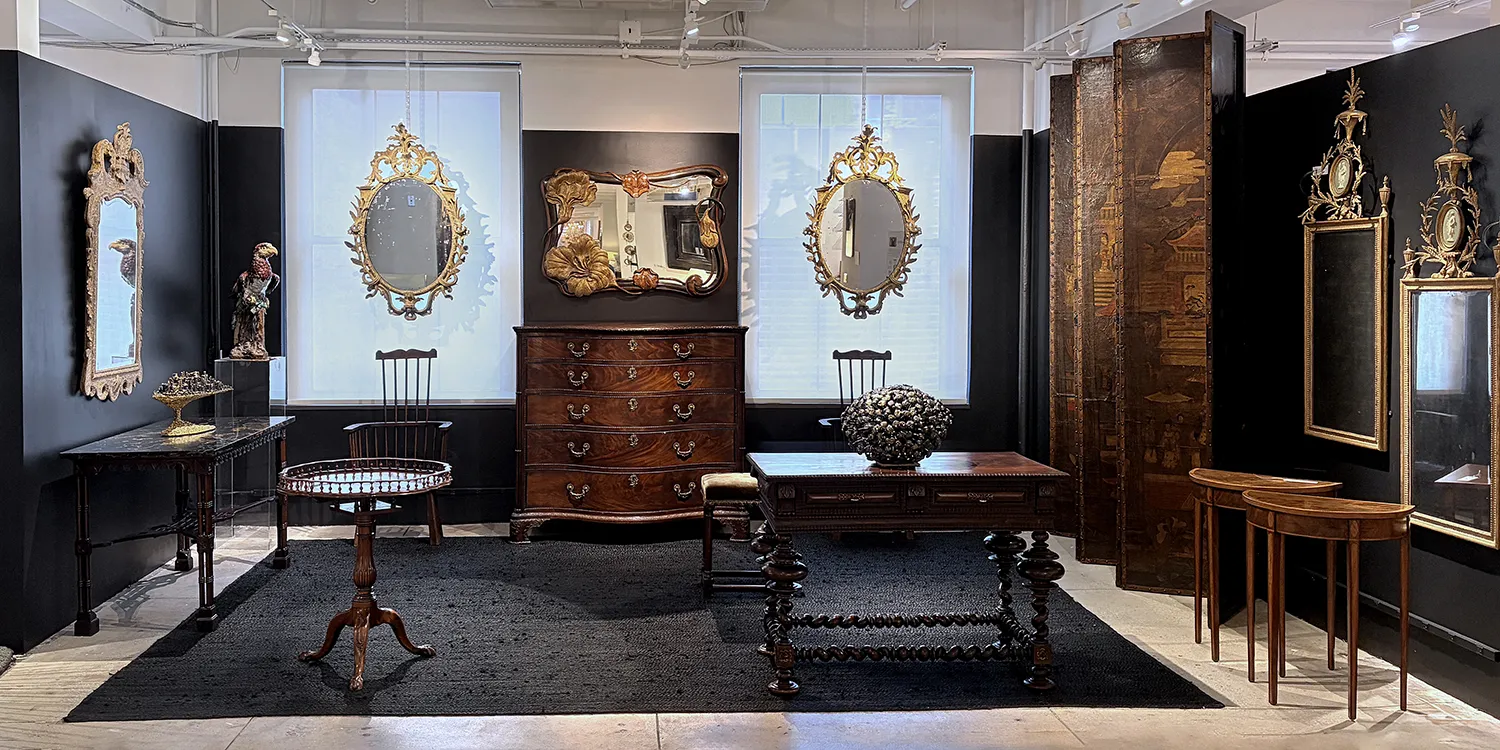 Patrick Bavasi booth at the New York Design Center
