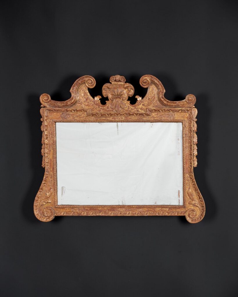 George I Giltwood Overmantel Mirror