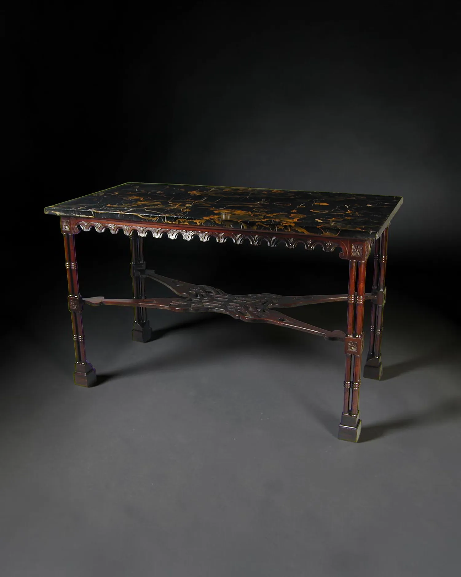 George III Mahogany Console Table