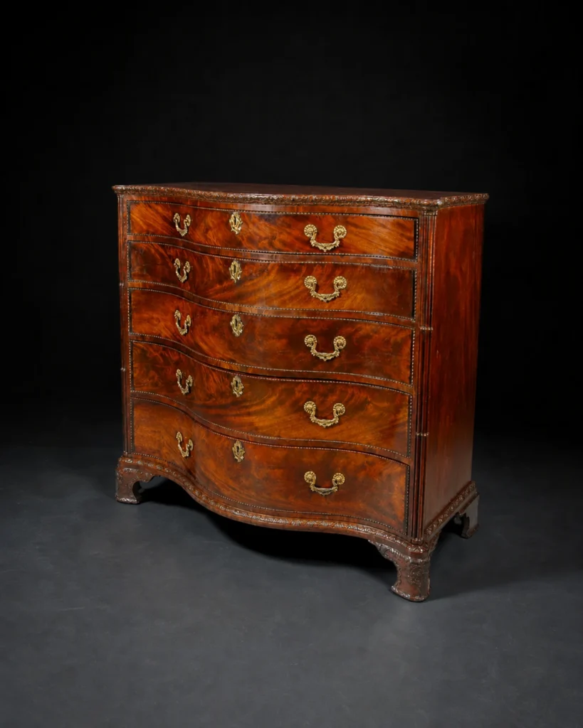 Important and Exceptionally Large George III Mahogany Chest of Drawers