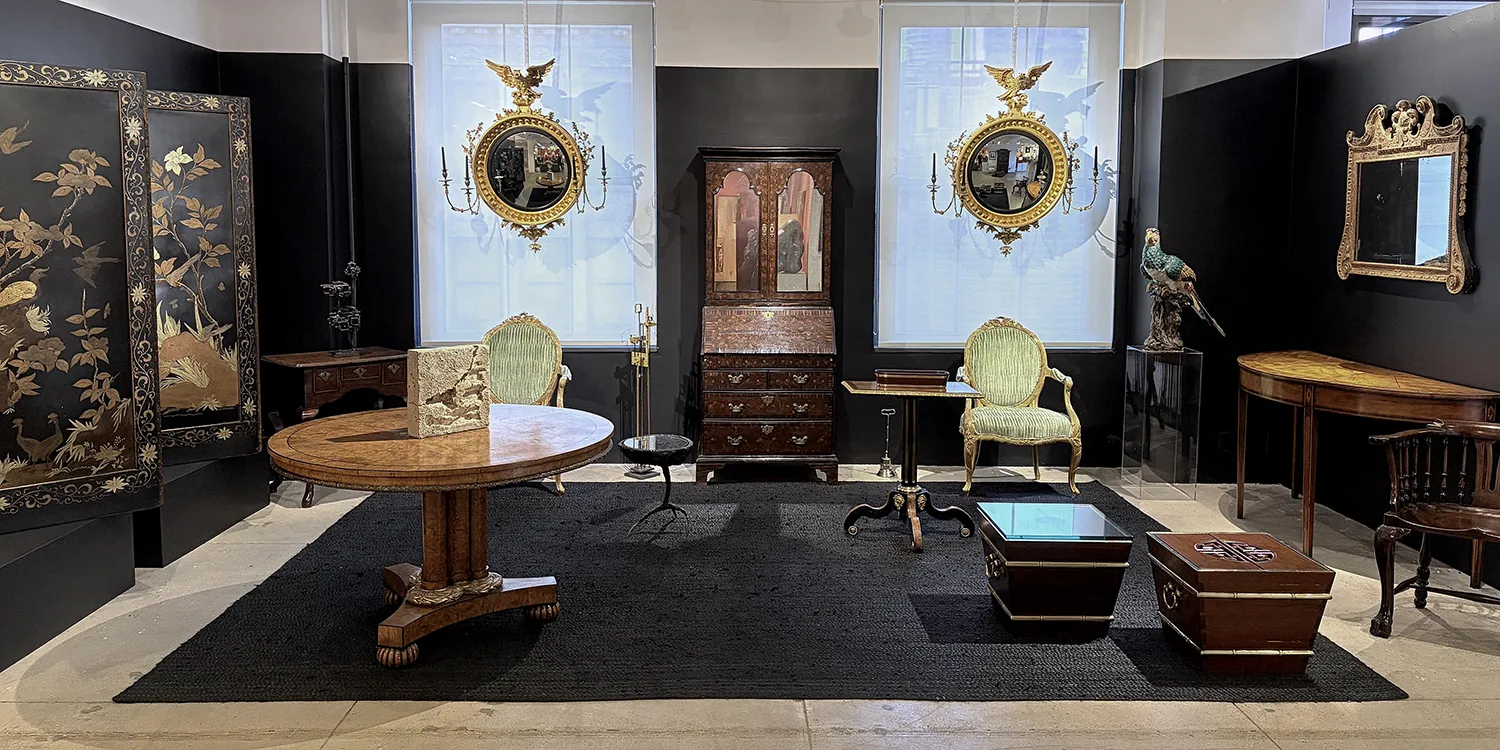 Patrick Bavasi booth at the New York Design Center