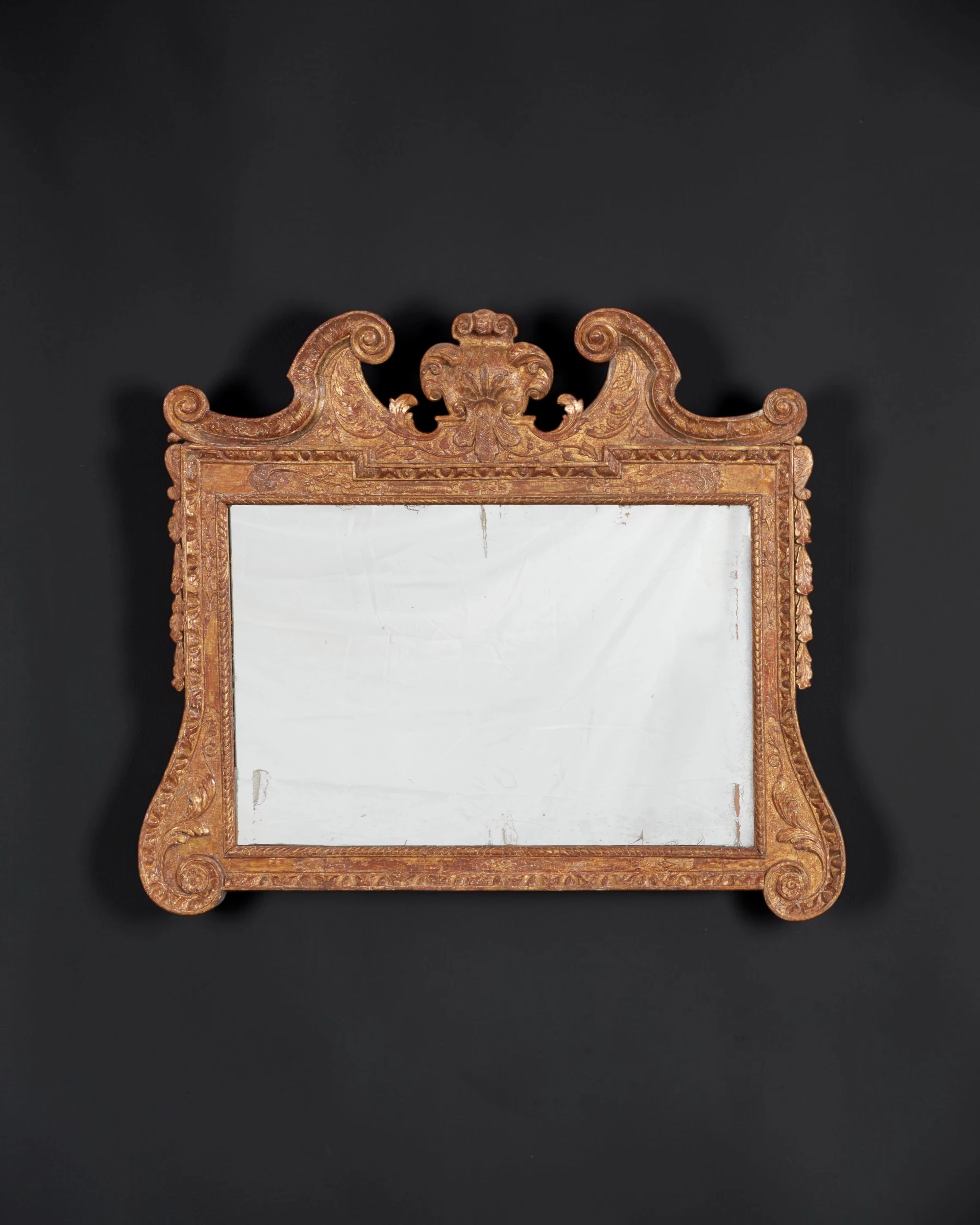 George I Giltwood Overmantel Mirror